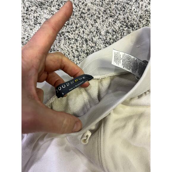 M&S Marks & Spencer Cotton Joggers, Cream Athleisure Women’s S, Cream Cozy - Picture 6 of 12